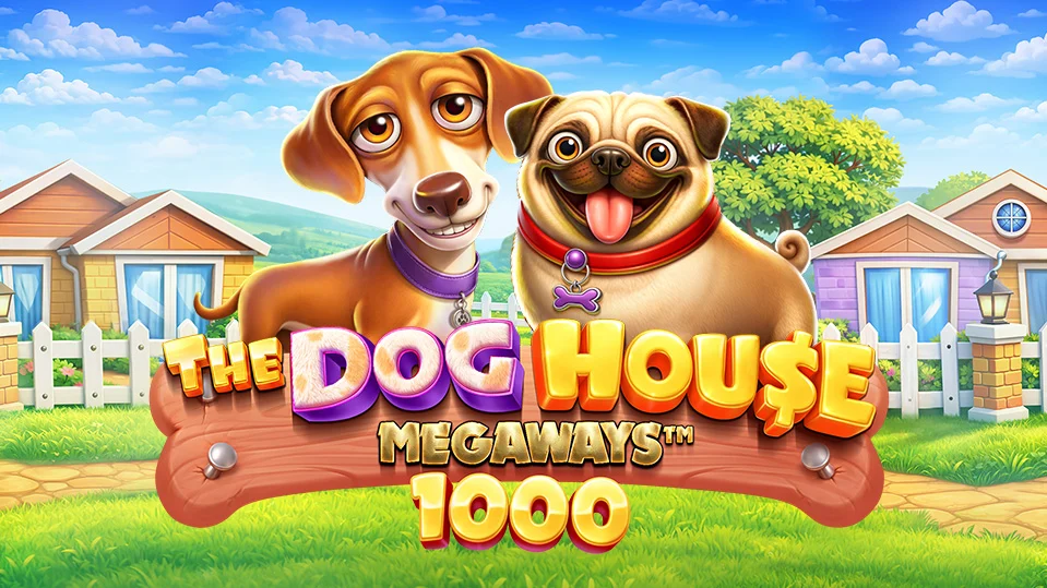 Обложка слота The Dog House Megaways 1000